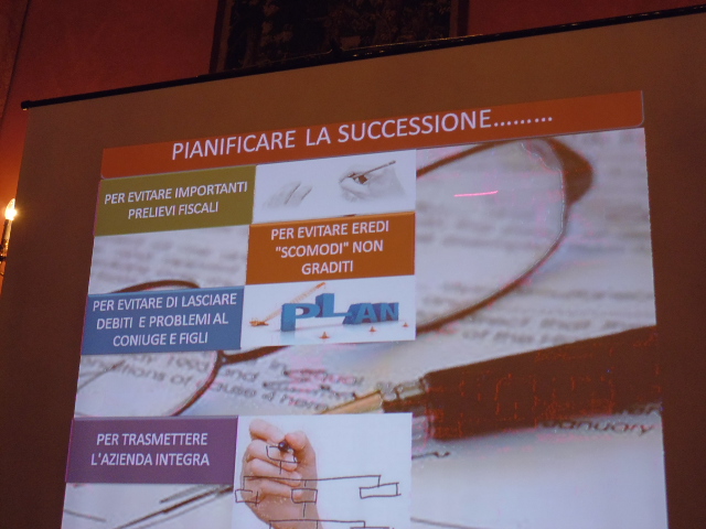 slide visualizzata durante la presentazione